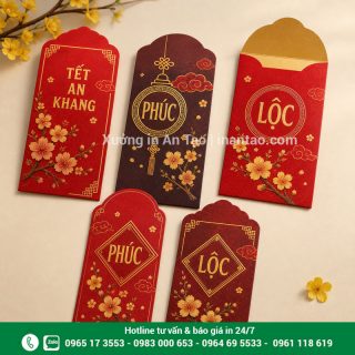 In bao lì xì giá rẻ theo yêu cầu tại TP.HCM