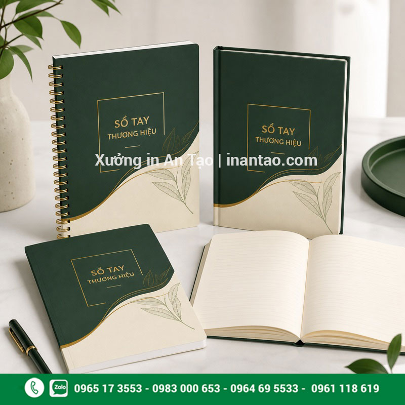In sổ tay theo yêu cầu tại intemdecal.com Mẫu in sổ tay theo yêu cầu hoàn thiện tại intemdecal.com