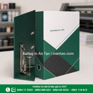In bìa còng theo yêu cầu, giá xưởng tại TP HCM