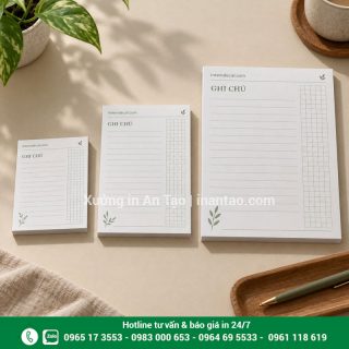 In sổ note theo yêu cầu, in logo tại intemdecal.com