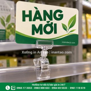 Wobbler quảng cáo: mẫu đẹp, bảng giá và đặt in tại TP HCM